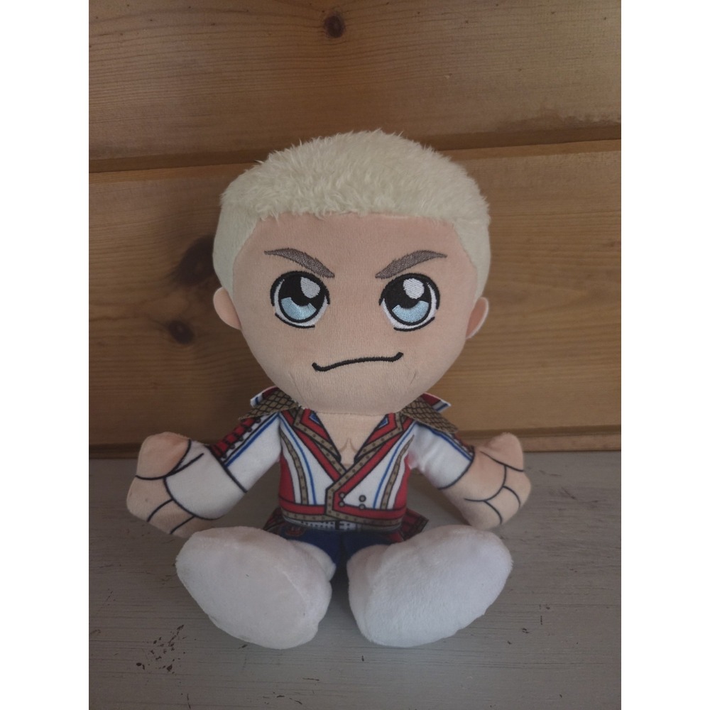 Bleacher Creatures WWE Cody Rhodes 8" Kuricha Sitting Plush Stuffed Animal F41